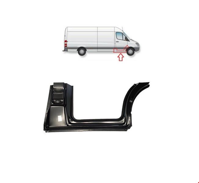 DOGAN SPRNT06-0448 Ön Kapi Frangart Alt Sağ Sprinter 2006-