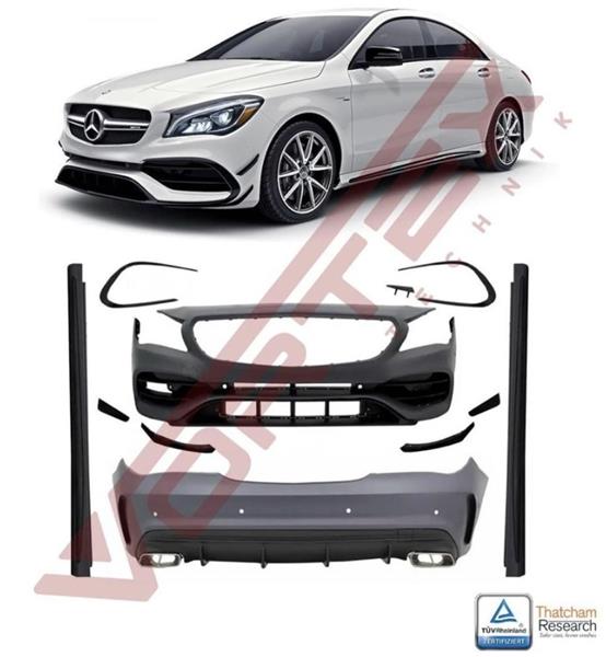 DOGAN W11713-A45ASET Makyajli Kasa W117 Cla45 Amg Body Kit 2013-2019