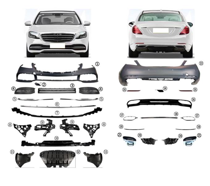 DOGAN W22218-1001STDN Body Kit Standart Tip Ön-Arka Dolu W222 2018-
