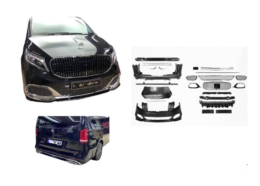 DOGAN W44721-MAYBCHSET Vito Yeni 2021 Maybach Body Kit Kaput Dahil W447