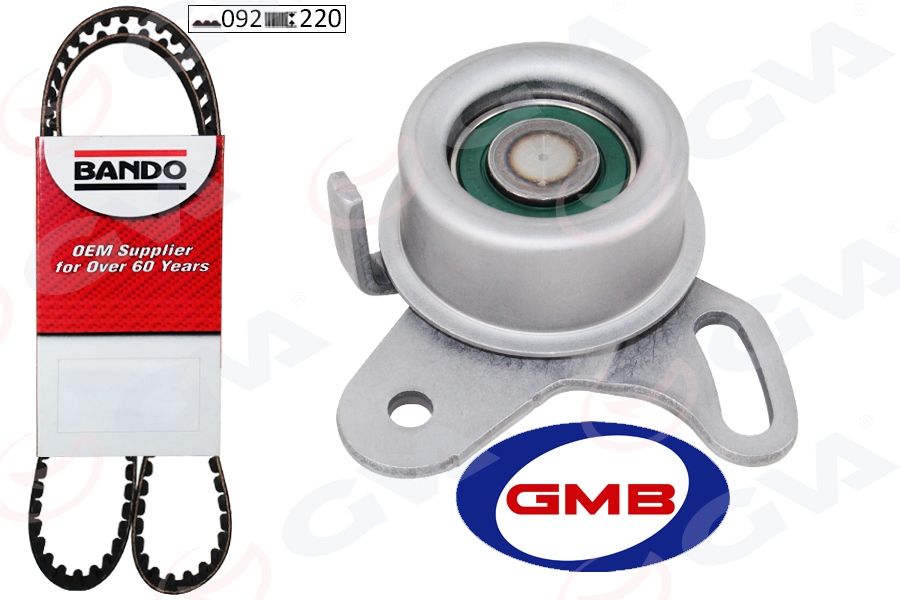 GVA 59T9103B Triger Kayiş Seti Eksantrik Seti Hyundai Accent 1.3l 4g13 G4eh 95-00 / 1.5l G4ek Karbüratörlü 95- 00 1 Kayiş 1 Rulman 092x220