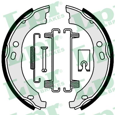 LPR 01003 Fren Pabuç Balata Fiat Ducato 06> Psa Jumper 06> Boxer 06> 2.2d Mjet 2.3d Mjet 3.0d Mjet 172x42