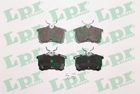 LPR 05P1037 Arka Fren Balata Honda Accord Euro 1.8l 2.0l F18b F20z Ch Cg Kasa 98-02 / 2.0l 2.4l K20 K24 2.2l C Dti Cl Cn Kasa 03->