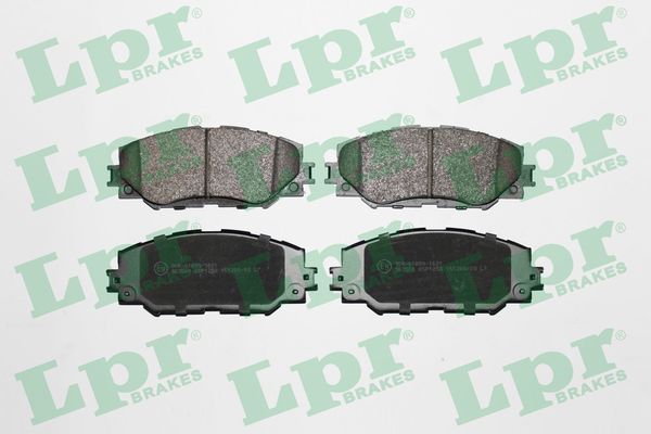 LPR 05P1258 Ön Fren Balata Toyota Auris. Corolla 1.6l 1zr-Fe Zre151 07-11 / 1.33l 1nr-Fe Nre150 6 Vites 10-12