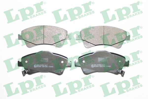 LPR 05P1589 Ön Fren Balata Toyota Avensis 1.6l 1zr-Fae Zrt270 Benzinli 09-> 1.8l 2zrfae Zrt271 09-> 2.0l Adt270 Azt270 09-> / Verso 1.6l 1zrfae Zgr20 09 ->