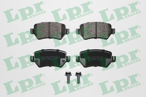 LPR 05P1650 Arka Balata Astra G 98 > Astra H 05 > Meriva 03 > Zafira 00 > Combo 02 > Gdb1515-Gdb1831