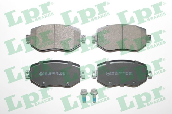 LPR 05P2005 Ön Fren Balatasi Renault Megane Iv 15> Tüm Motor Tipleri G:129mm Y:58.4 Mm K:18mm