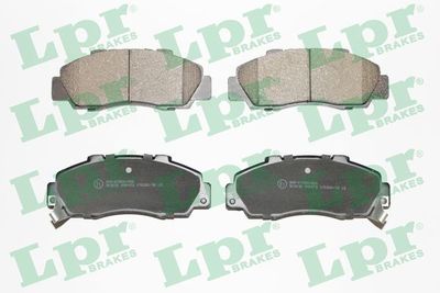 LPR 05P472 Ön Fren Balata Honda Accord Euro 2.0l F20z1 F20b5 A/T Ce8 Ch3 Kasa 96-02 / Cr-V 2.0l B20b3 B20z1 Rd1 Kasa 96-01 / Hr-V 1.6l D16w1 Gh Kasa 99-07