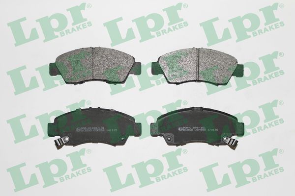LPR 05P558 Ön Fren Balata Küçük Tip Honda Civic 1.6l D16 Si Enjeksiyonlu 92-95 1.4l D14a Euro 96-00 / Jazz 1. 4l L13a Gd 02-08