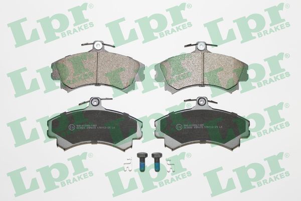 LPR 05P615 Ön Fren Balata Mitsubishi Carisma 1.8l Gdi 4g93 Da2a 95-> / Colt 1.3l 1.5l Z3 A 04-> / Space Star 1. 3 L 1.6l Dg1a 98-> / Volvo S40 1.6-1.8-2.0 95-98