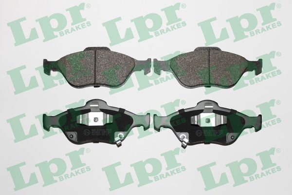 LPR 05P1283 Ön Fren Balata Toyota Yaris 1.3l 2sz-Fe Scp90 06-09 / 1.4l 1ndtv Nlp90 06-09 / 1.0l 1kr-Fe Ksp90 06- 11 / 1.3l 1nr-Fe Nsp130 12-> / 1.5l 1nzfxe Nhp130 Hybrid 14->
