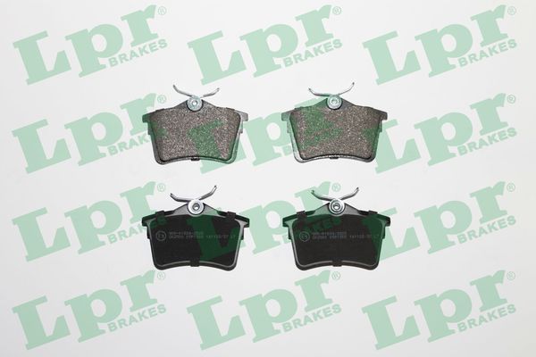 LPR 05P1500 Arka Fren Balatasi P307 00>09 P308 07>14 Partner 08> Partner Tepee 08> Berlingo 08> C4 04>16 Xsara Picasso 99>11 Ds4 15>18