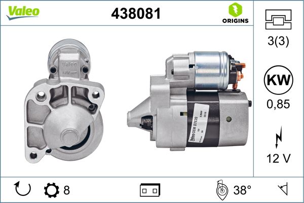RMK.STR6086 Marş Motoru Mitsubishi Clio / Megane / Logan 1,4-1,6