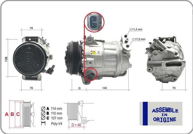 FIAT 5802212928 Klima Kompresoru