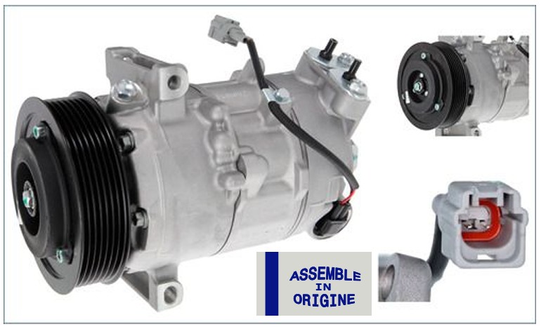 GUA 51330 Klima Kompresörü Sifir Ürün Renault Megane Iii 09> Scenic Iii 09> 1.4tce 2.0dci 09 Mercedes Vito 12v 7kanal 115mm