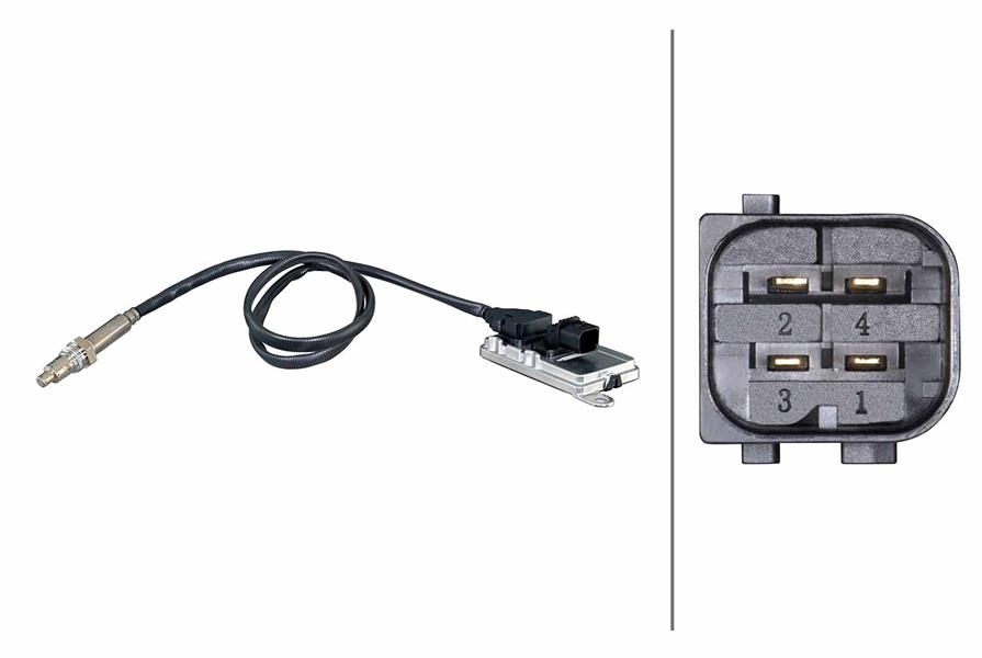 HELLA 6PN358186421 Nox Sensörü.Mercedes Actros-Antos-Arocs-Atego