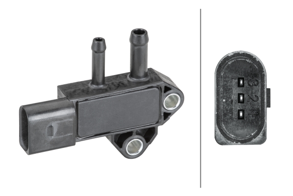 HELLA 6PP009409361 Egzoz Basinci Sensörü.3-Kutuplu.Citro N/Mazda/Mitsubishi/Peugeot/Subaru
