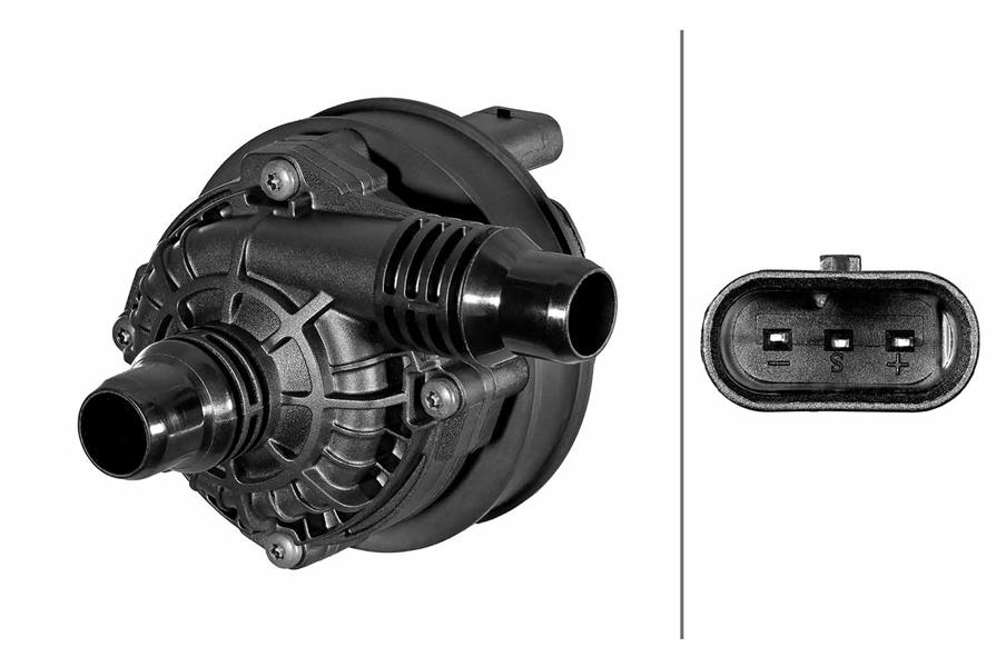 HELLA 8TW358305091 Ek Su Pompasi Soğuk Su Devresi .Mercedes A-Amg-B-C-Cla-Cls-E-Gla-Glb-Glc-S-Sl