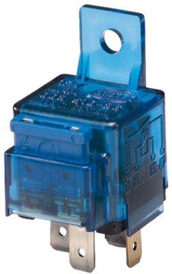 HELLA 4RA003530007 Röle. Çalişma Akimi.12v.Açik Mavi.4-Kutuplu.Fendt/Hymer/Irmscher/J.Deere/Linde/Mitsubishi/Valmet