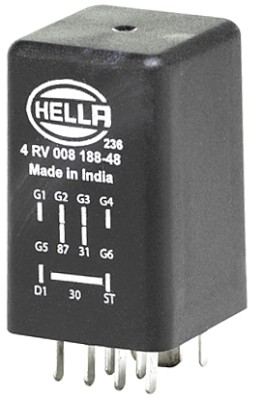 HELLA 4RV008188481 Kumanda Cihazi. Kizdirma Süresi.12v.İlave Kizdirma Yapabilen.Audi A3-A4/Seat Altea/Vw Golf-Touran