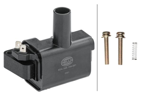 HELLA 5DA358168551 Ateşleme Bobini.2-Kutuplu.Dağitici Ateşleme Bobini.Nissan Sentra-Tsuru