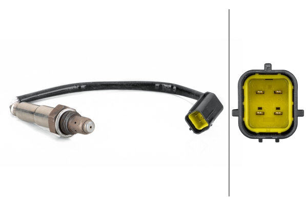HELLA 6PA358103151 Lambda Sensörü.4-Kutuplu.Isitilmiş.Chevrolet Matiz-Spark/Fiat Barchetta/Kia Rio