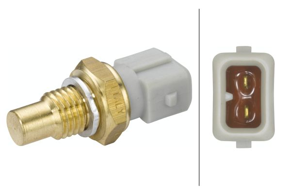 HELLA 6PT009309301 Soğutucu Akişkan Sicaklik Sensörü.12v.Doğal.Ntc Sensörü.2-Kutuplu.General Motors/Opel/Renault/Volvo