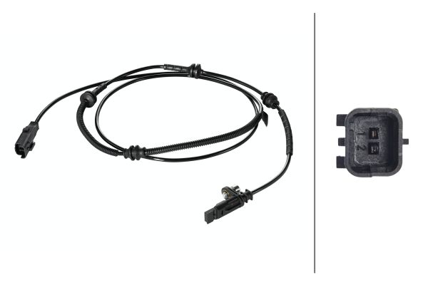 HELLA 6PU010039791 Tekerlek Hiz Sensörü.12v.2-Kutuplu.Citro N C6/Peugeot 407