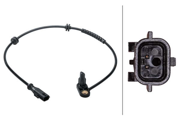 HELLA 6PU012679171 Tekerlek Hiz Sensörü.Arka Aks.Aktif Sensör.2-Kutuplu.Renault Clio-Modus
