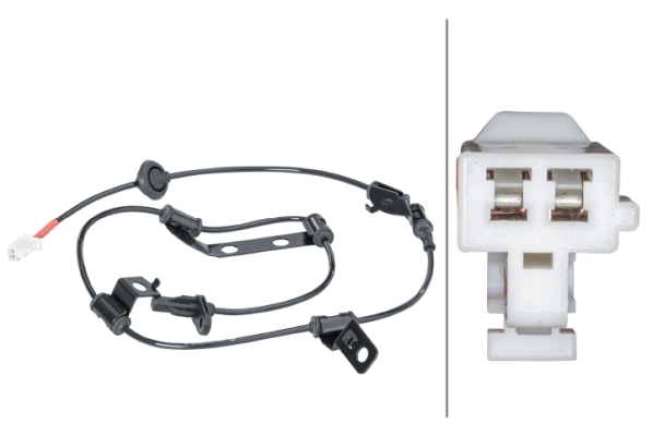 HELLA 6PU012679721 Tekerlek Hiz Sensörü.12v.Sağ Arka Aks.Aktif Sensör.2-Kutuplu.Hyundai Ix35/Kia Sportage