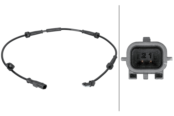 HELLA 6PU012806681 Tekerlek Hiz Sensörü.Hal Sensörü.2-Kutuplu.Renault Kangoo