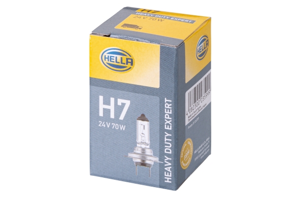 HELLA 8GH007157231 Ampul. Uzun Huzme Far Heavy Duty Expert Longer Lifetime.24v.Halojen.1 Li.Daf/Man/Solaris/Vdl