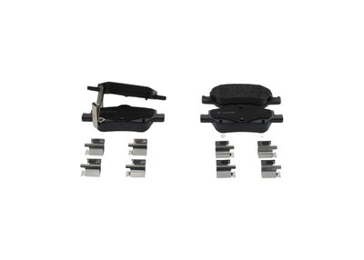 BOSCH 0986494651 Arka Fren Balata Toyota Auris. Corolla 1.33l 1.6l 1nr-Fe 1zr-Fae Nre180 Zre181 Zre185 12-> 1.4l 1nd -Ftv D-4d Nde150 Nde180 07->