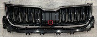 PRO-A 290847 On Panjur Krom Cerceve Radar Kamera Delikli Mat Siyah Kadiaq 2016-2022