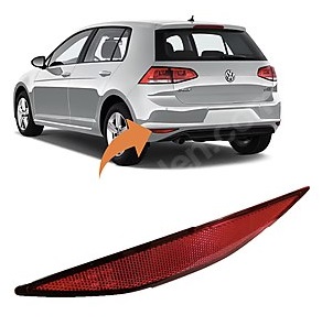 UNI-5G0945105 Reflektor Arka Sol Volkswagen Golf 2013-2017