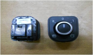 PRO-A 293405 Ayna Ayar Dugmesi Katlanir Isitmali Golf6 09-13-Cc 12-17-Passat 11-15-Tiguan 08-20