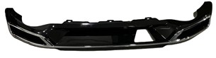 GKL 294990 Tampon Spoyleri Arka Highline Parlak Siyah Full Krom Passat 2019-2024