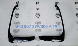 PRO-A 295179 Sus Citasi On Tampon Sol Parlak Siyah Q7 Sline 2016-2020
