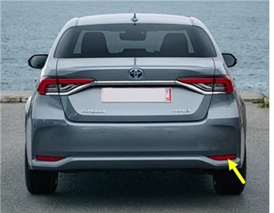 PRO-A 342875 Reflektor Arka Tampon Sag Corolla 2020-2023