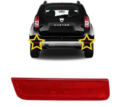 GKL 342977 Reflektör Arka Tampon Sol Dacia Duster 2010>>
