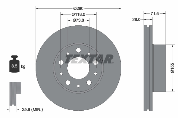 FIAT 51957507 Fren Diski