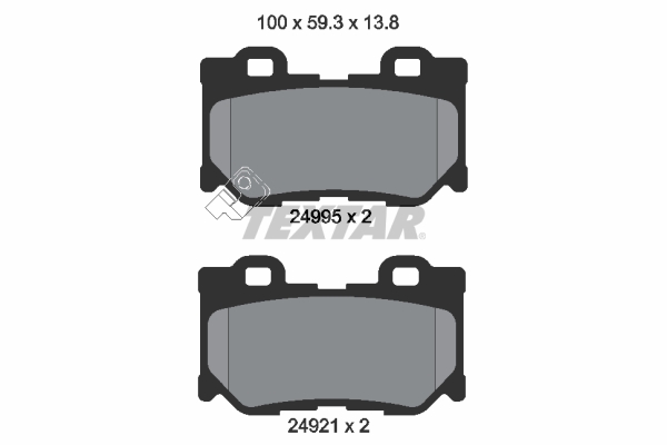 BRE-P 56 095 Balata Fren Arka-(Infiniti Fx30 3.0 Dt / Fx37 3.7 / Infiniti G7 3.7 / Q50 / Q60 / Q70