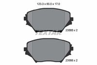 TEXTAR 2358501 Ön Fren Balata Toyota Rav4 2.0l 1az-Fe Aca21 01-05