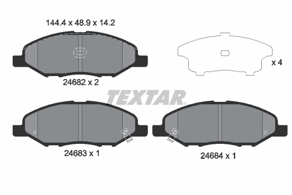 BOS-0986494572 Fren Balatasi On Nissan Juke 2011-/ Pulsar 2014-/ Maxima Qx 1995-/ Suzuki Sx4 2013-/
