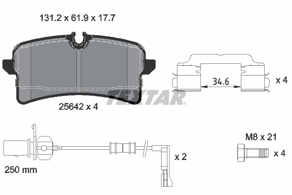 ZEG1505-12 Fren Balata Arka Fisli Audi A8 (4h_) 3.0 Tdi 2009-/ 3.0 Tfsi 2009-/ 4.2 Tdi 2009-/ 2.0 Tfsi 2009-/ 4.0 Tfsi 2009-/ 4.2 Fsi 2009-