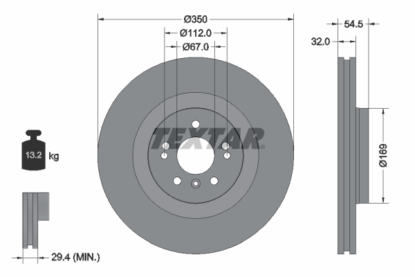 BOS-0986479329 Fren Diski On Mercedes Gl-Serisi (X164) M-Serisi (W164)