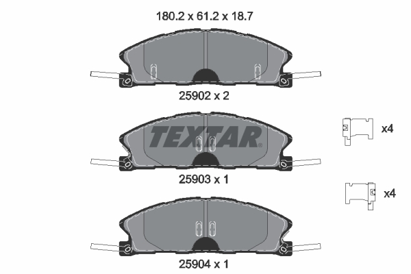 AYD 60819A Ford Usa Explorer U5 2010/10-Lincoln Mks 2008/04-Ön Balata