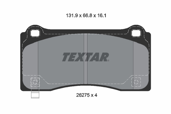 HLL-8DB 355 040-861 Fren Balatasi On ( Tesla Model 3  Model Y 2018- ) Spor Paketi Olmayan