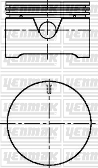 YENMAK 31-03119-000 Piston Segman Q92.0mm Std -Mercedes-Daimler Benz Om 457-Voith-Nr: Lp 490