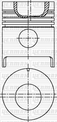 YENMAK 31-03433-040 Piston Segman Q107.68mm 040 -Ford-3600 Hema Traktor